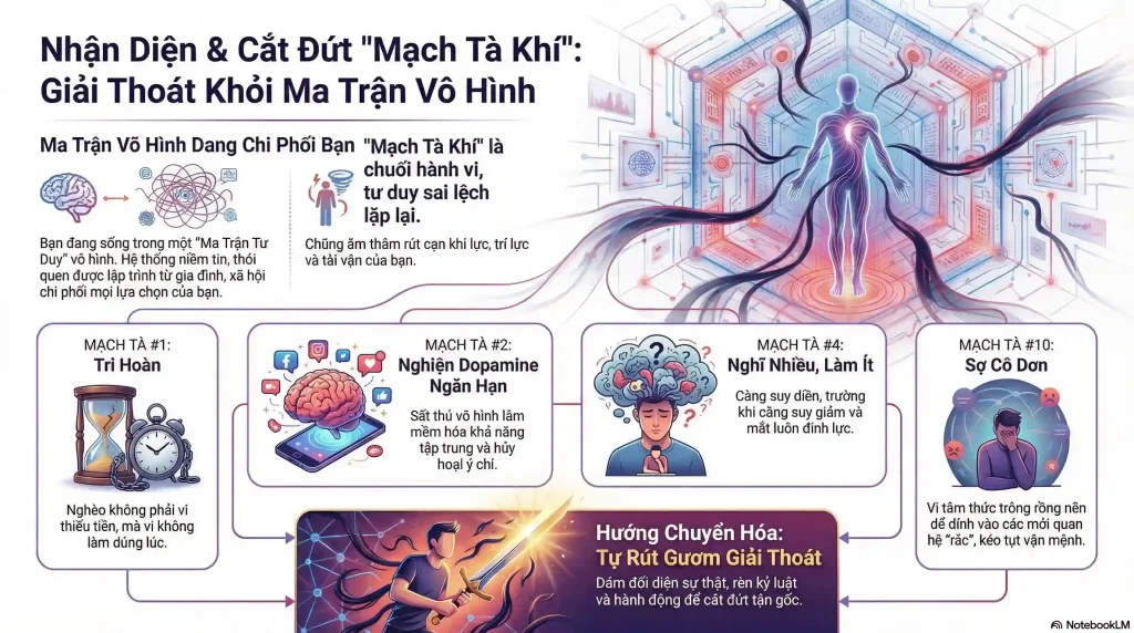 5 "Mạch Tà Khí" Âm Thầm Hủy Hoại Vận Mệnh Của Bạn (Và Cách Cắt Đứt Chúng)