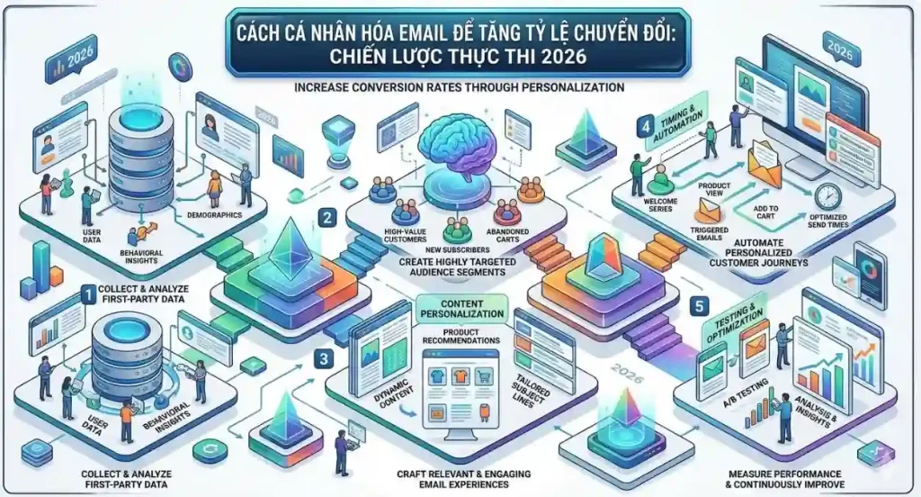 Cách Cá Nhân Hóa Email Để Tăng Tỷ Lệ Chuyển Đổi: Chiến Lược Thực Thi 2026