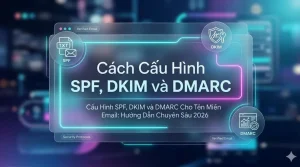 Cách Cấu Hình SPF, DKIM và DMARC Cho Tên Miền Email: Hướng Dẫn Chuyên Sâu 2026