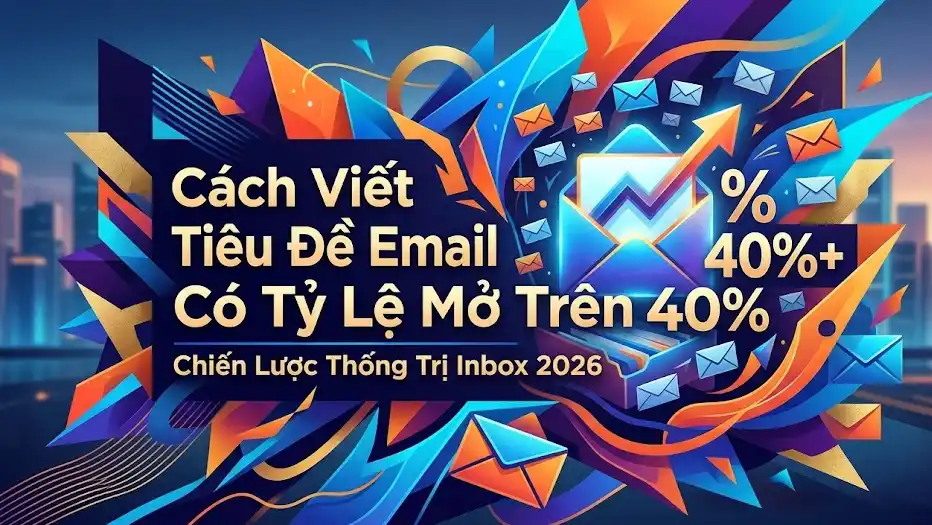 Cách Viết Tiêu Đề Email Có Tỷ Lệ Mở Trên 40%: Chiến Lược Thống Trị Inbox 2026