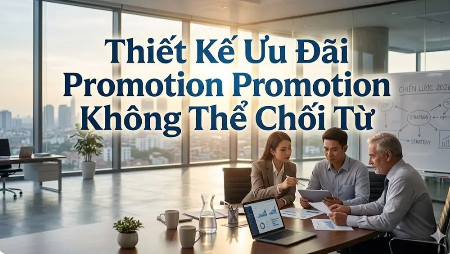 Thiết Kế Ưu Đãi Promotion Không Thể Chối Từ: Chiến Lược Đột Phá Doanh Thu 2026