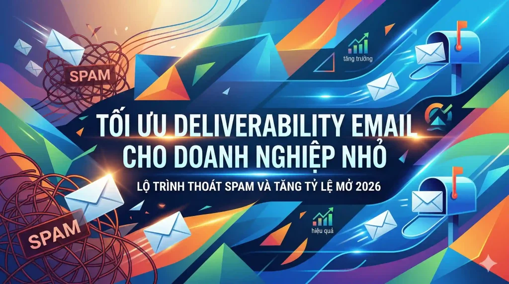 Tối Ưu Deliverability Email Cho Doanh Nghiệp Nhỏ: Lộ Trình Thoát Spam Và Tăng Tỷ Lệ Mở 2026