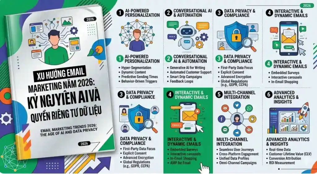Xu Hướng Email Marketing Năm 2026: Kỷ Nguyên AI Và Quyền Riêng Tư Dữ Liệu