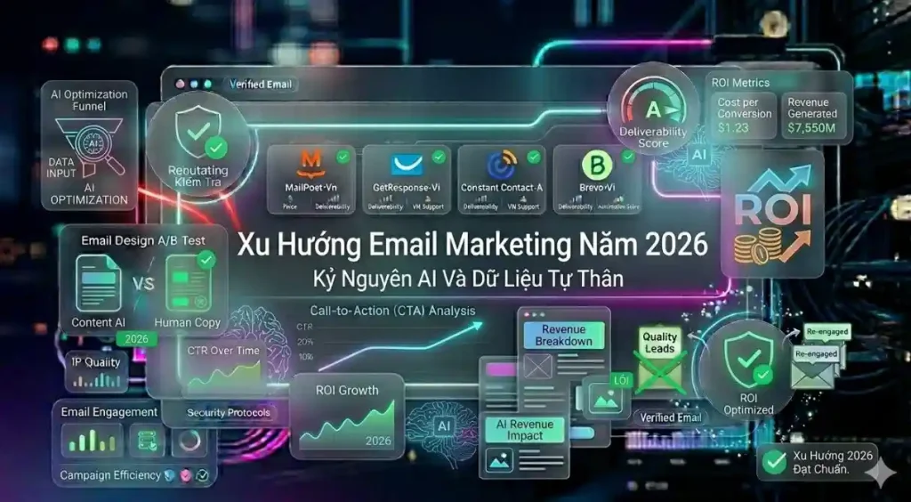 Xu Hướng Email Marketing Năm 2026: Kỷ Nguyên AI Và Dữ Liệu Tự Thân