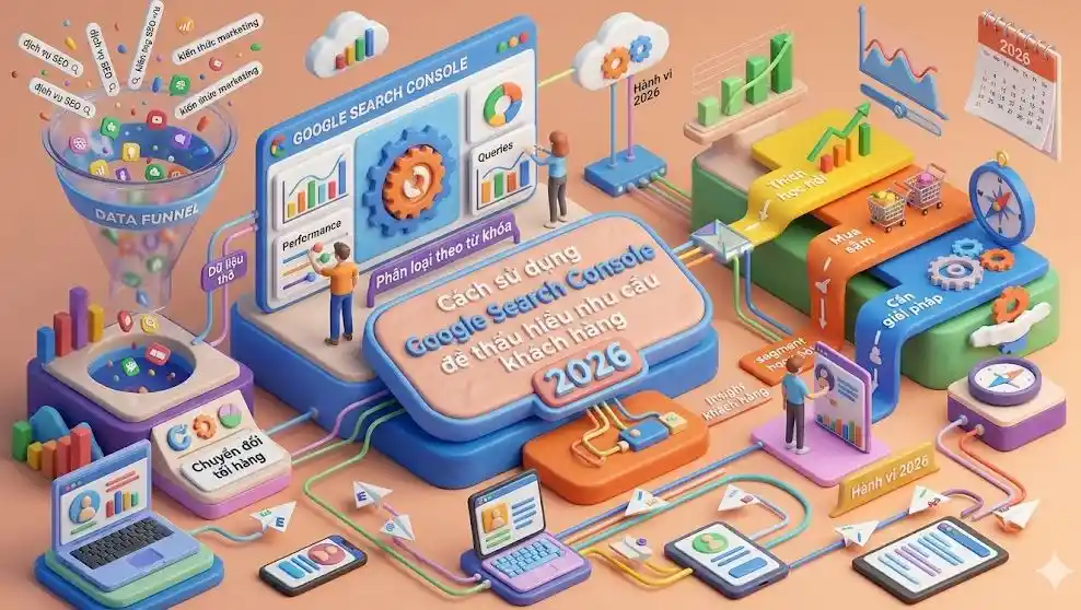 Cách sử dụng Google Search Console để thấu hiểu nhu cầu khách hàng 2026