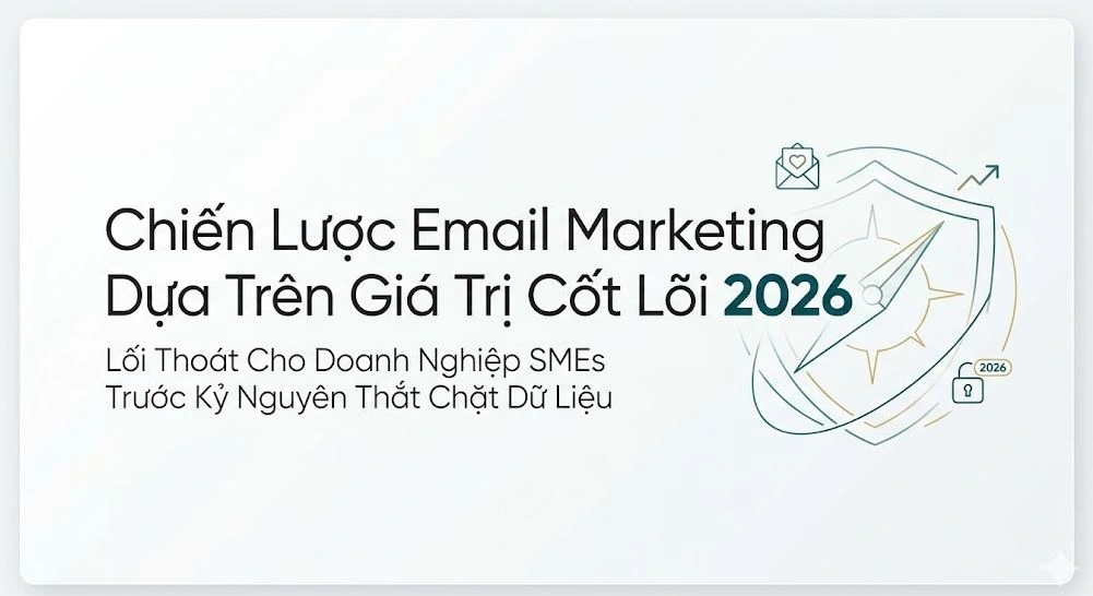 Chiến Lược Email Marketing Dựa Trên Giá Trị Cốt Lõi 2026: Lối Thoát Cho Doanh Nghiệp SMEs Trước Kỷ Nguyên Thắt Chặt Dữ Liệu