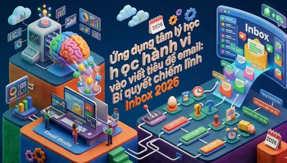 Ứng dụng tâm lý học hành vi vào viết tiêu đề email: Bí quyết chiếm lĩnh Inbox 2026